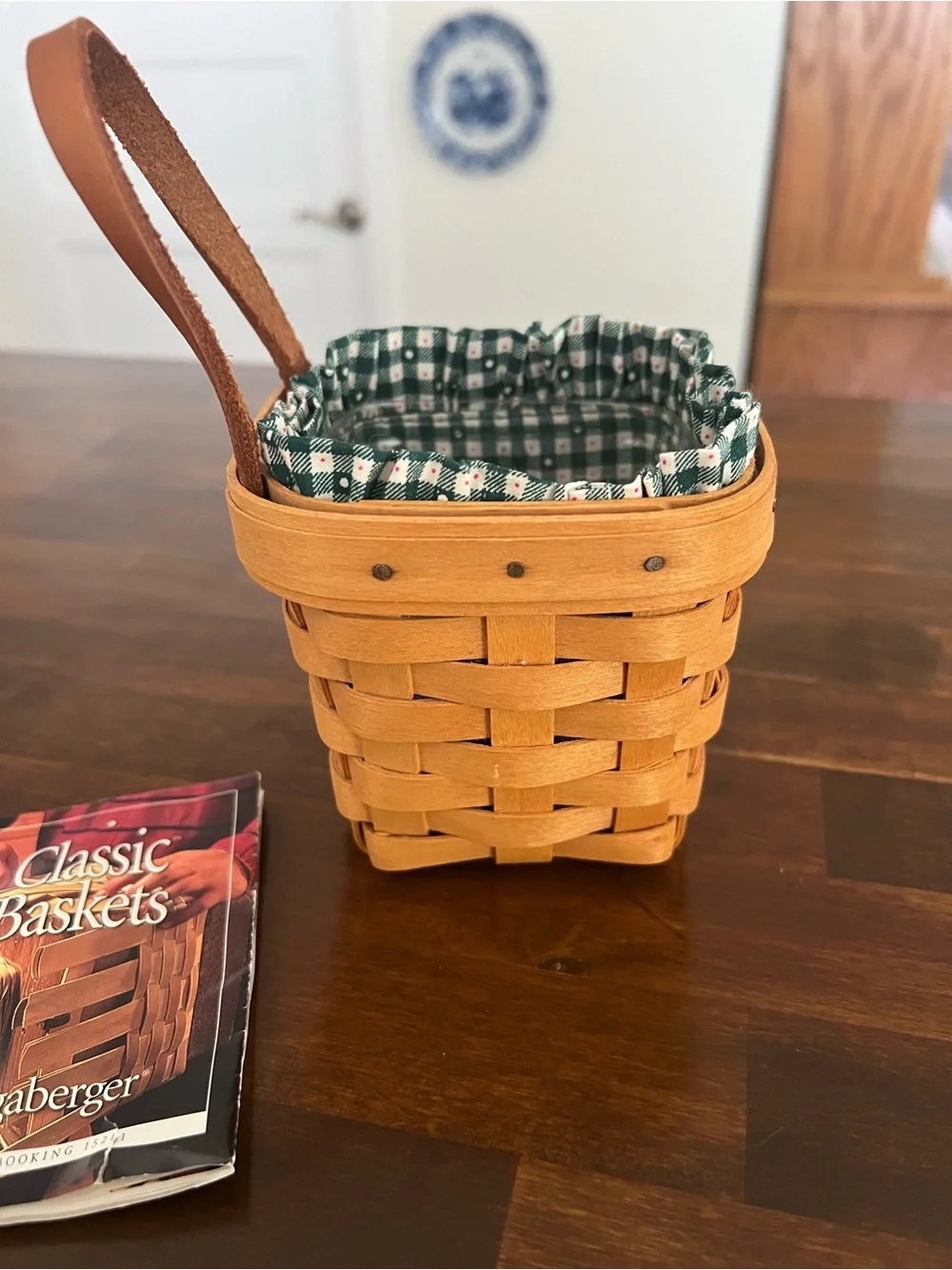 Longaberger Chives Booking Basket, 1999
